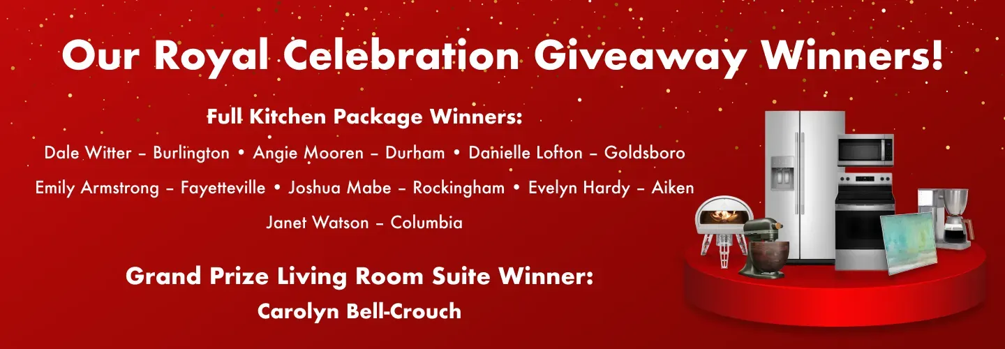 Royal Giveaway Winners